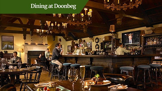 dining at doonbeg | luxury tours Ireland